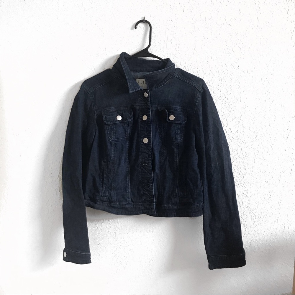 ELLE cropped jean jacket